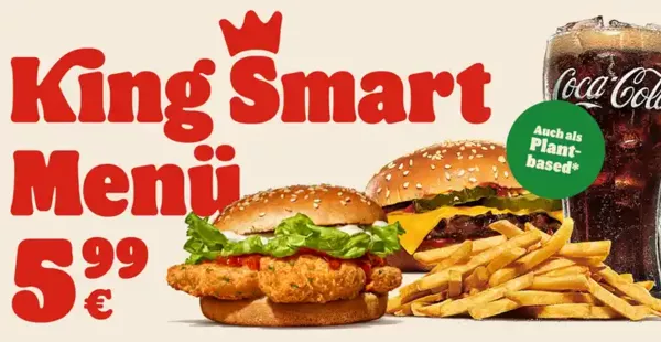 King Smart Menü mit Cheeseburger und Nugget Burger